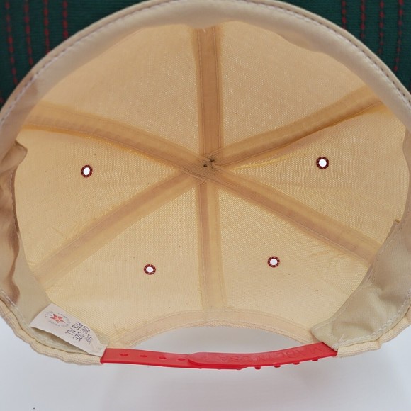 Vintage TLH Gastonia NC Adjustable Snapback Trucker Hat Made In USA Distressed - Picture 10 of 13